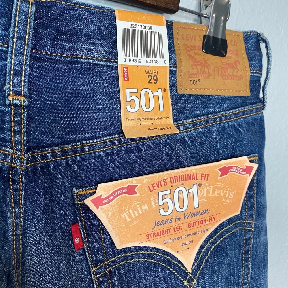 Levi’s | 501 Original Fit Straight Leg Button Fly - Picture 8 of 9